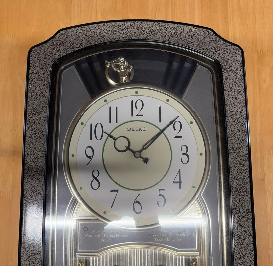 SEIKO Marionne 掛時計 オーバル型 からくり時計