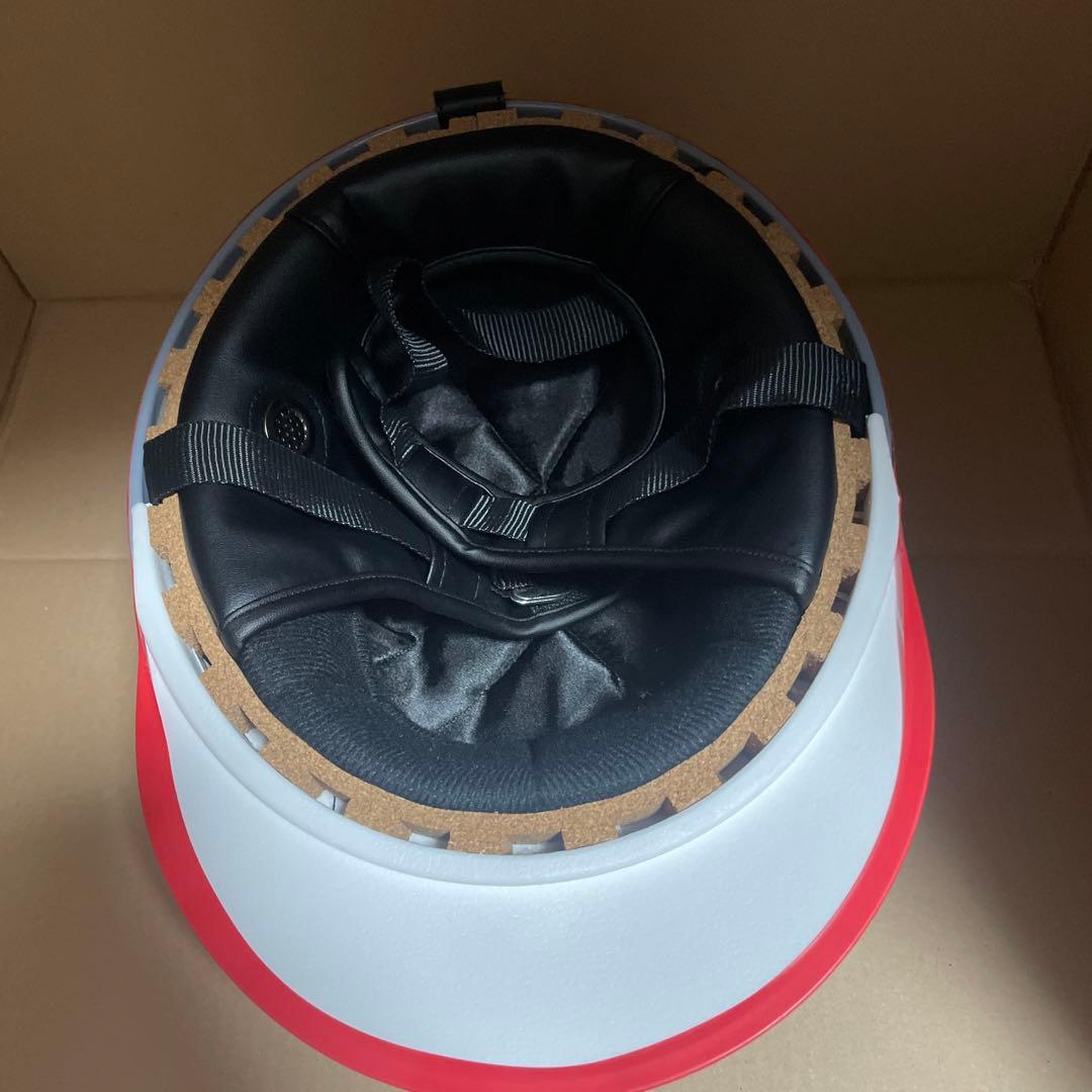 コルク半　ホワイト　赤テープ