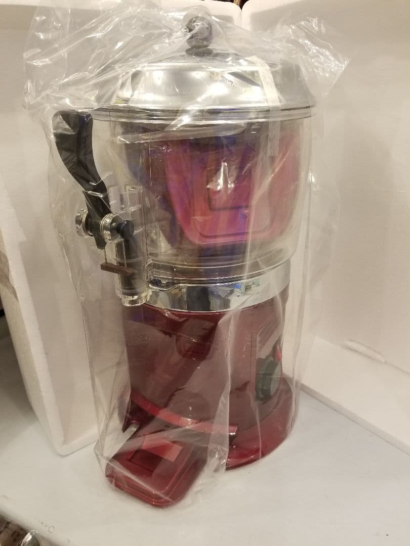 ホットチョコレートディスペンサー　赤　ホットドリンク　ポット