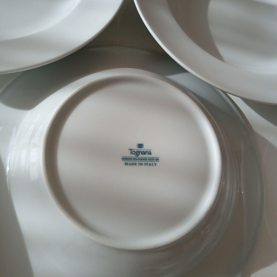 Tognana 大皿　パスタ皿　ボウル ホワイトラウンド皿 　32