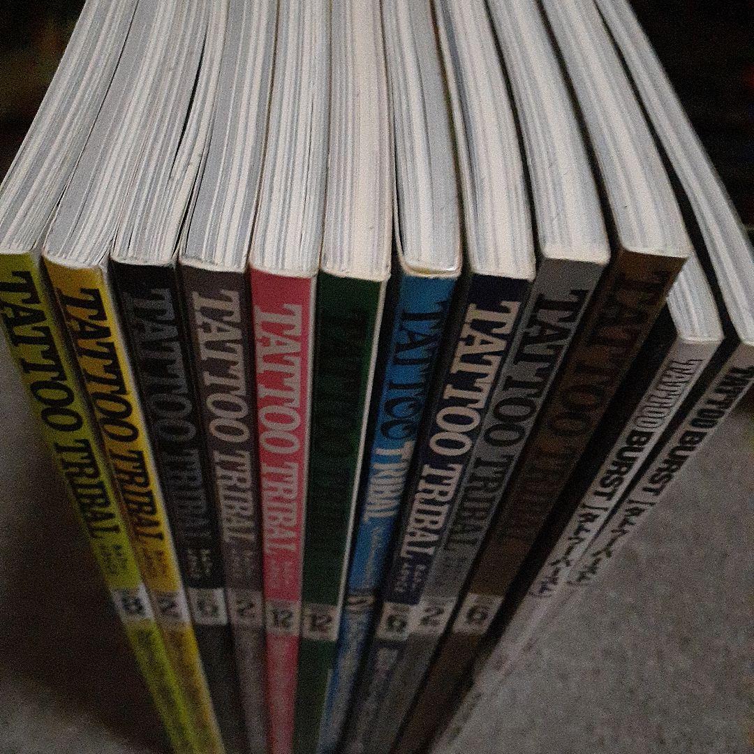 TATTOO(刺青)雑誌　希少品・貴重品(廃刊)⇨古本(美品)全12冊まとめ売り