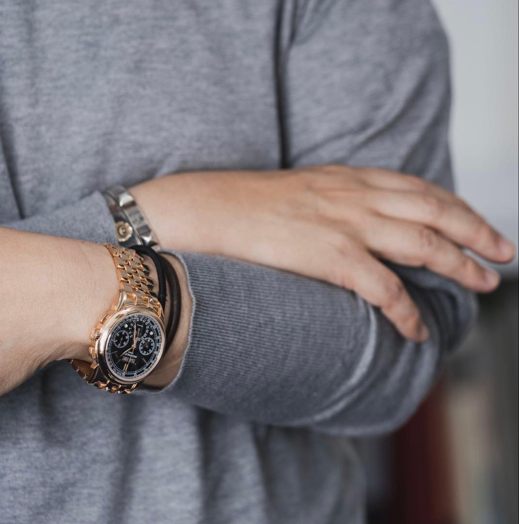 新品 エルメス ミニクルー ブレスレット メンズ クルー・ドゥ・H バングル