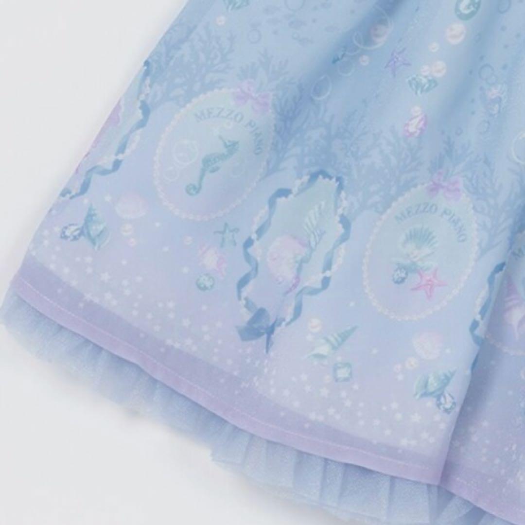 メゾピアノ シェル柄ワンピース　130