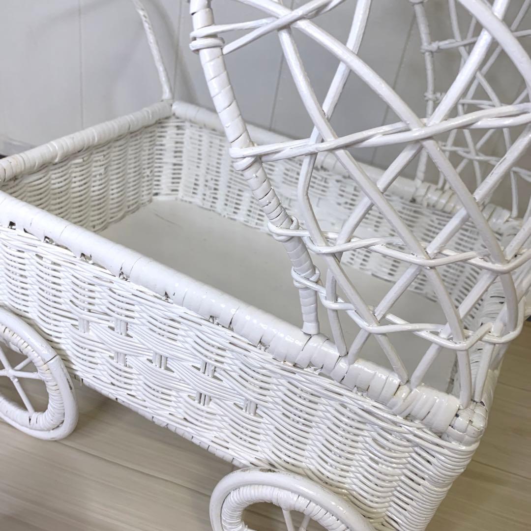 【希少】アンティーク押し車 ベビーカー風 バスケット