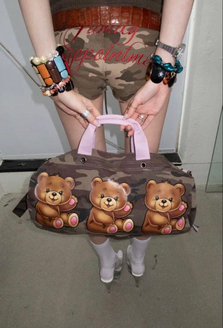 バッグ SCULPTOR Teddy Duffle Bag Camo