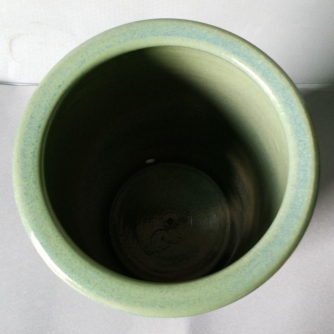 信楽焼傘立て   蝶  高さ４４cm