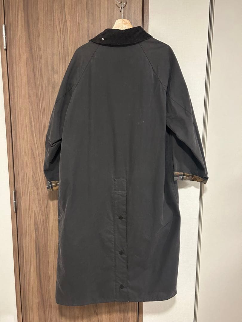 バブアー　バーレー　ロングコート　38 グレー