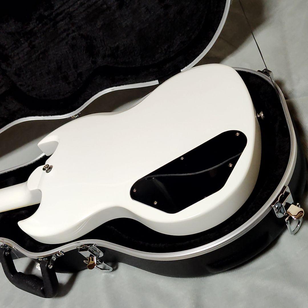 新品未使用 BLITZ BSG-STD ブリッツ エレキギター レスポール 白