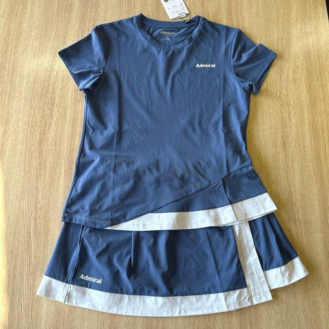 アドミラル　レディーステニスウエア ゲームシャツスコートセットアップ　L