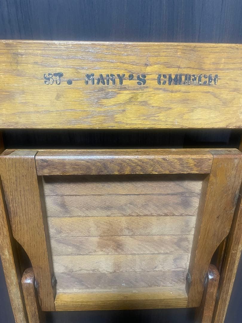 ビンテージ　チャーチチェア　カフェチェア　アンティーク