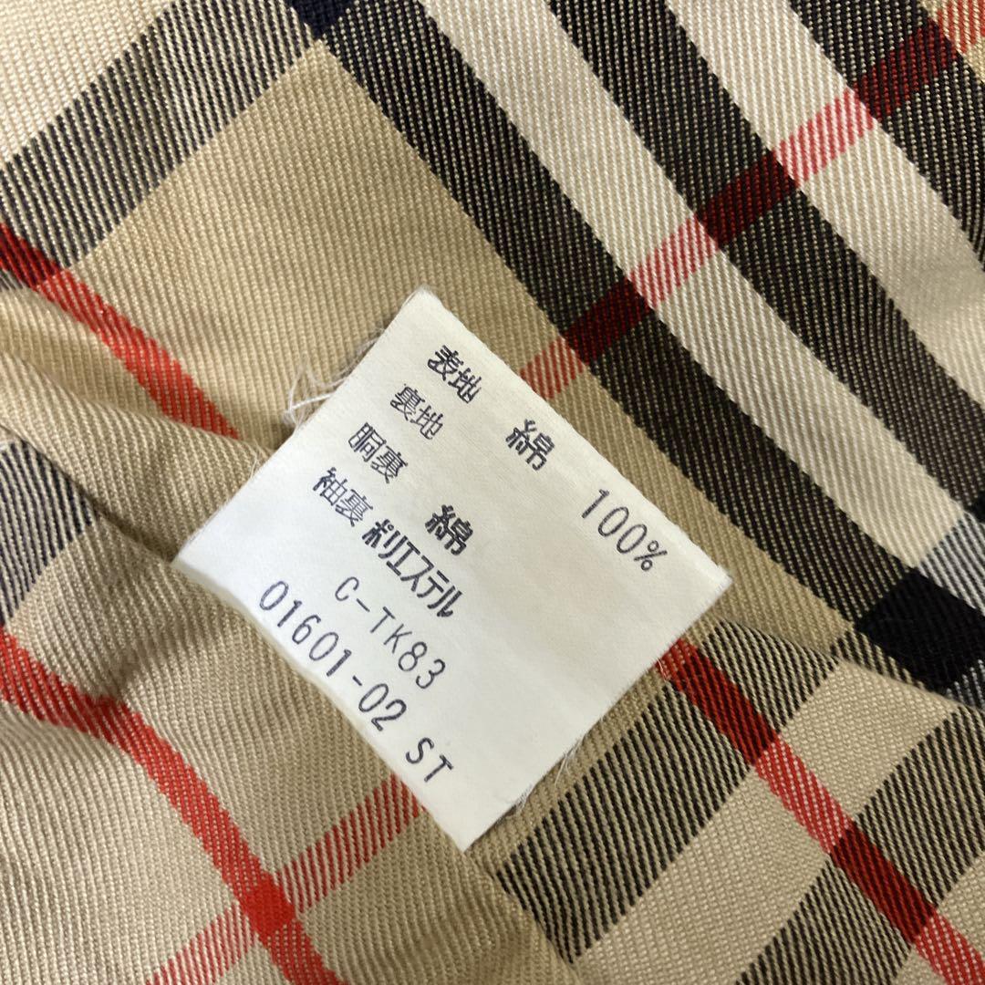 【美品】Burberrys トレンチコート 裏地 ノバチェック 玉虫色 L