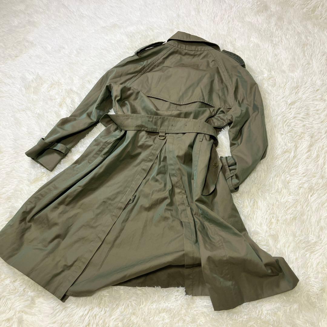 【美品】Burberrys トレンチコート 裏地 ノバチェック 玉虫色 L