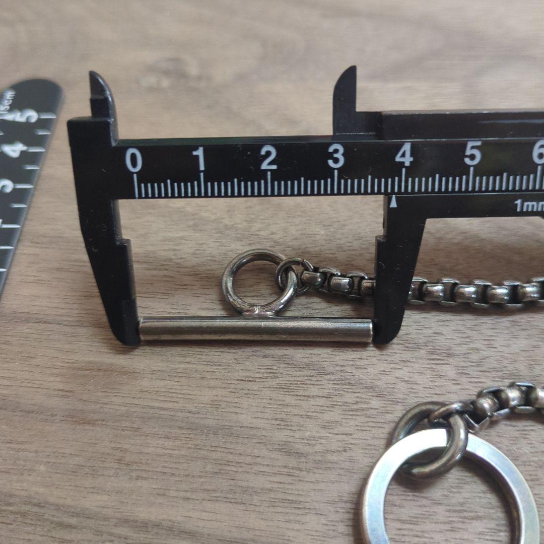 シルバーネックレス トグル式