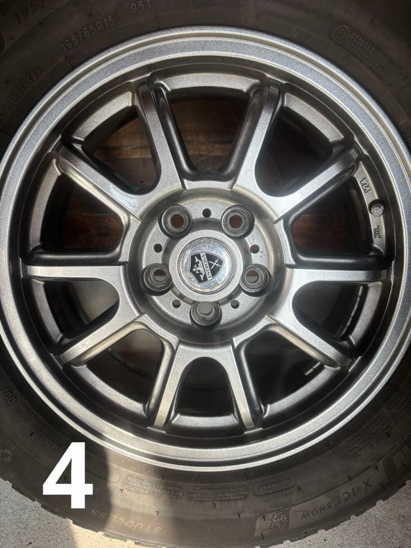 MICHELIN スタッドレスタイヤ 195/65R15 4本セット