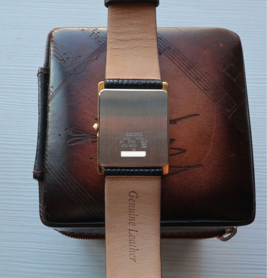 SEIKO tank V700 レクタンギュラー 稼動品