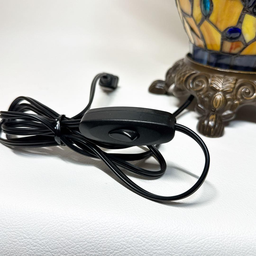 ステンドグラス ランプ ティファニースタイル 蜻蛉 昭和レトロ ヴィンテージ