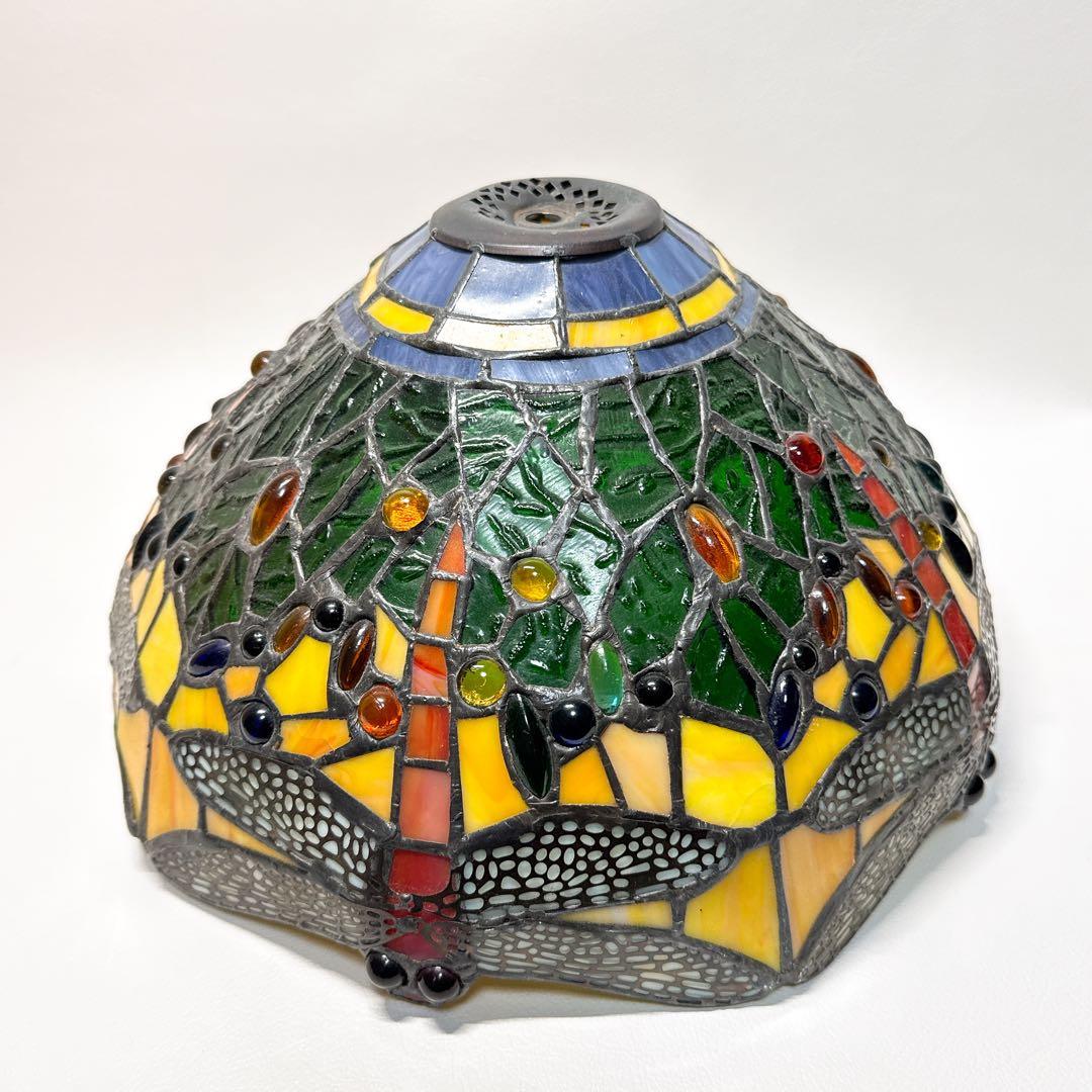 ステンドグラス ランプ ティファニースタイル 蜻蛉 昭和レトロ ヴィンテージ