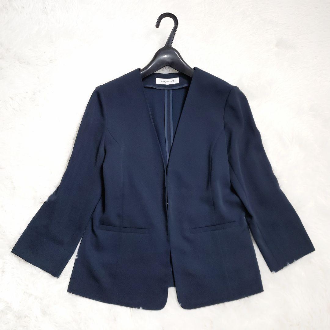 Kaori 美品✨ナチュラルビューティーベーシック ノーカラーセットアップ