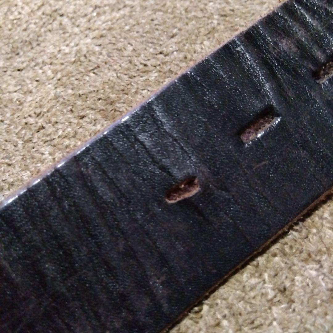 36inch 20周年記念モデル ヴィンテージ バックル レザーベルト