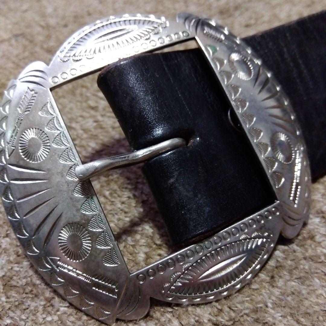 36inch 20周年記念モデル ヴィンテージ バックル レザーベルト