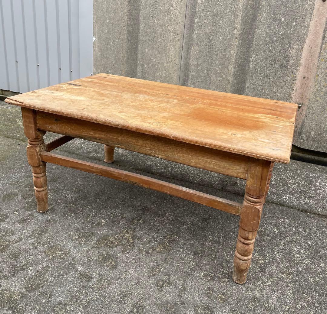 アンティーク/フランス/古材/ローテーブル /センターテーブル/テーブル/机