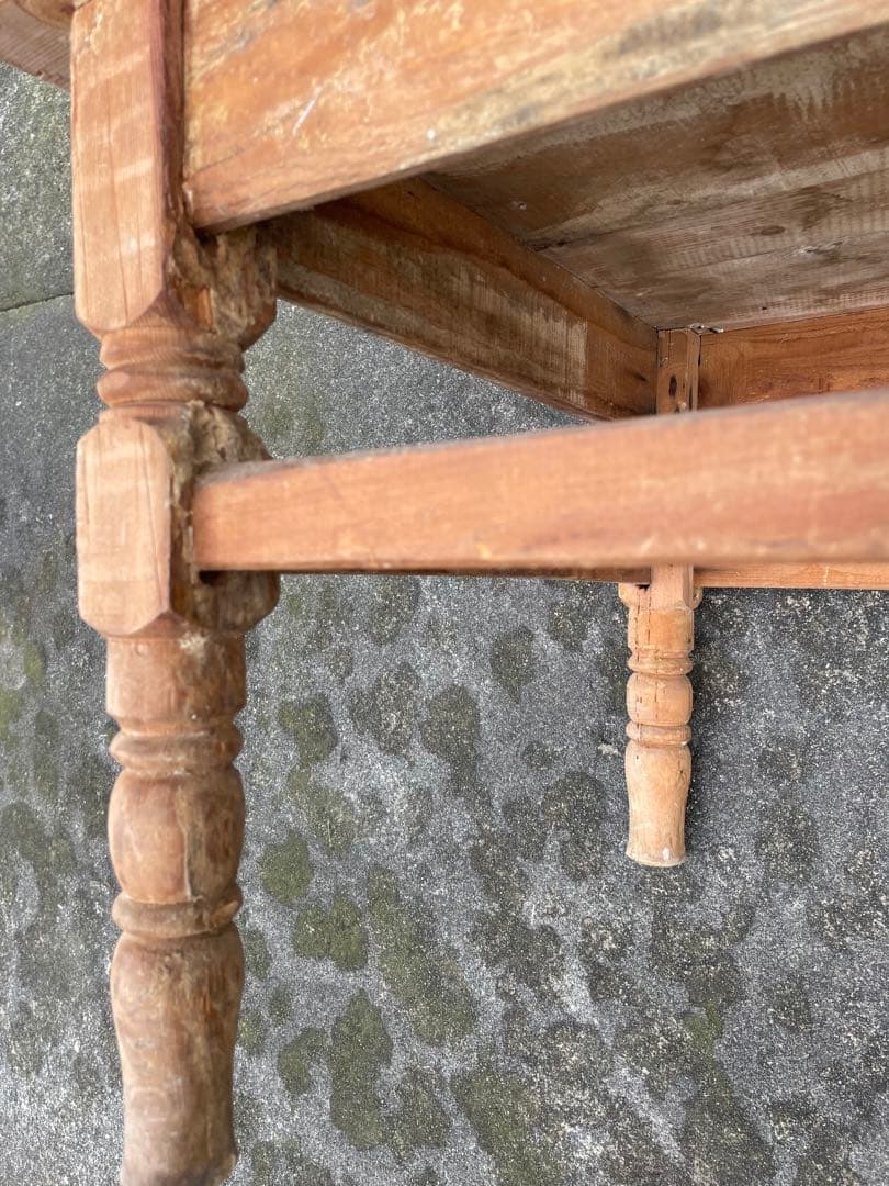 アンティーク/フランス/古材/ローテーブル /センターテーブル/テーブル/机