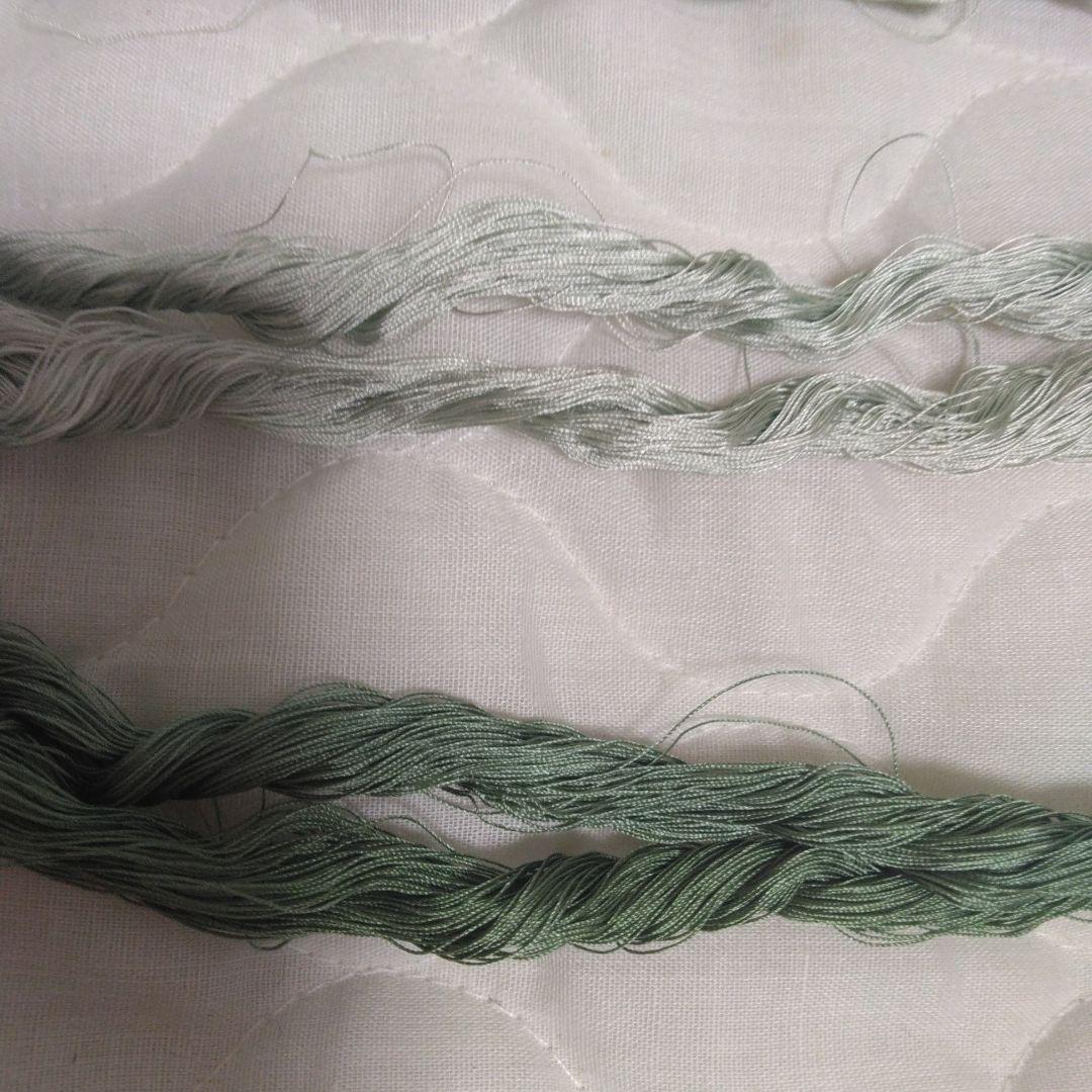 組紐作成用の変わり染め糸　9個