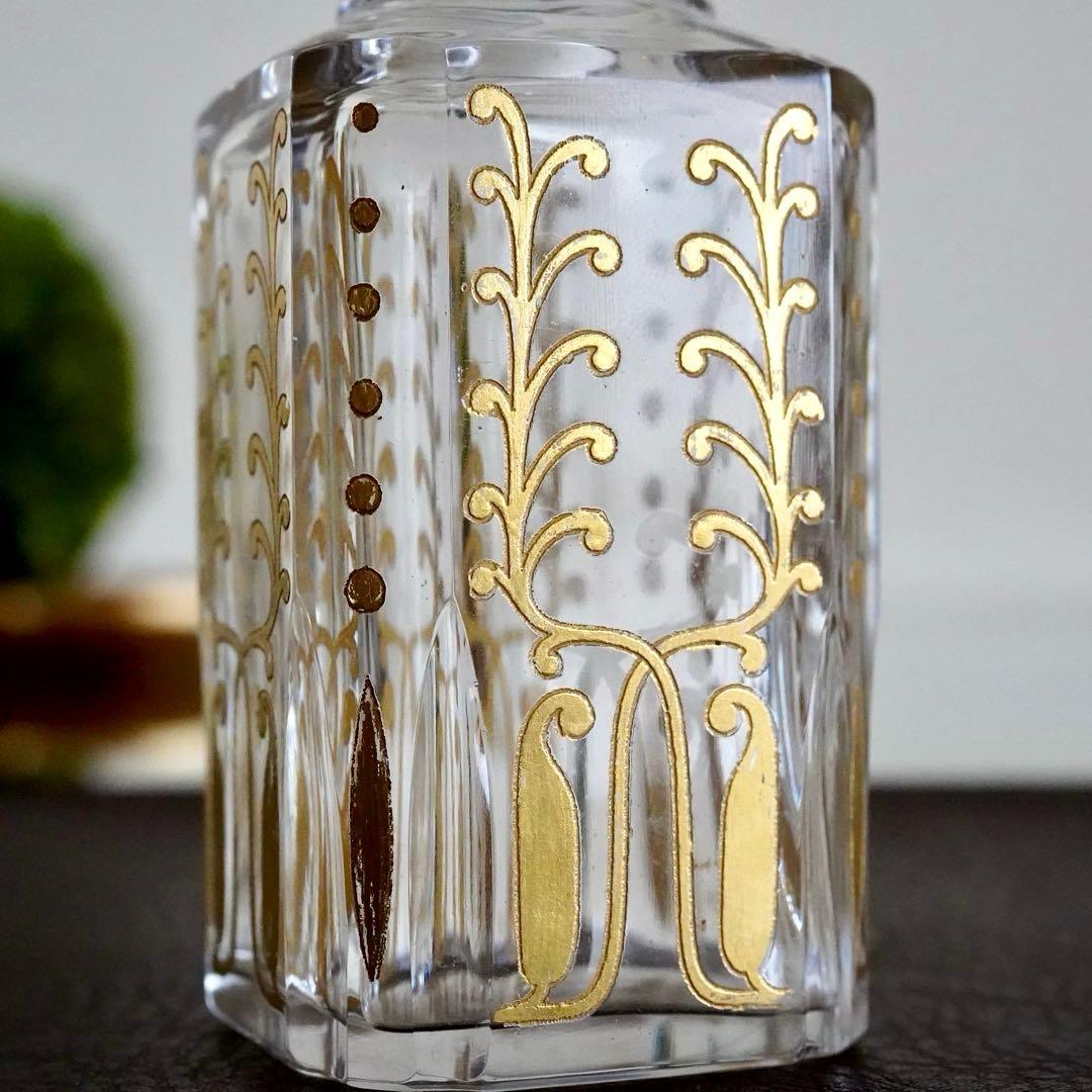 24金彩 香水瓶★オールドバカラ BACCARAT Piver★極希少レア★美品