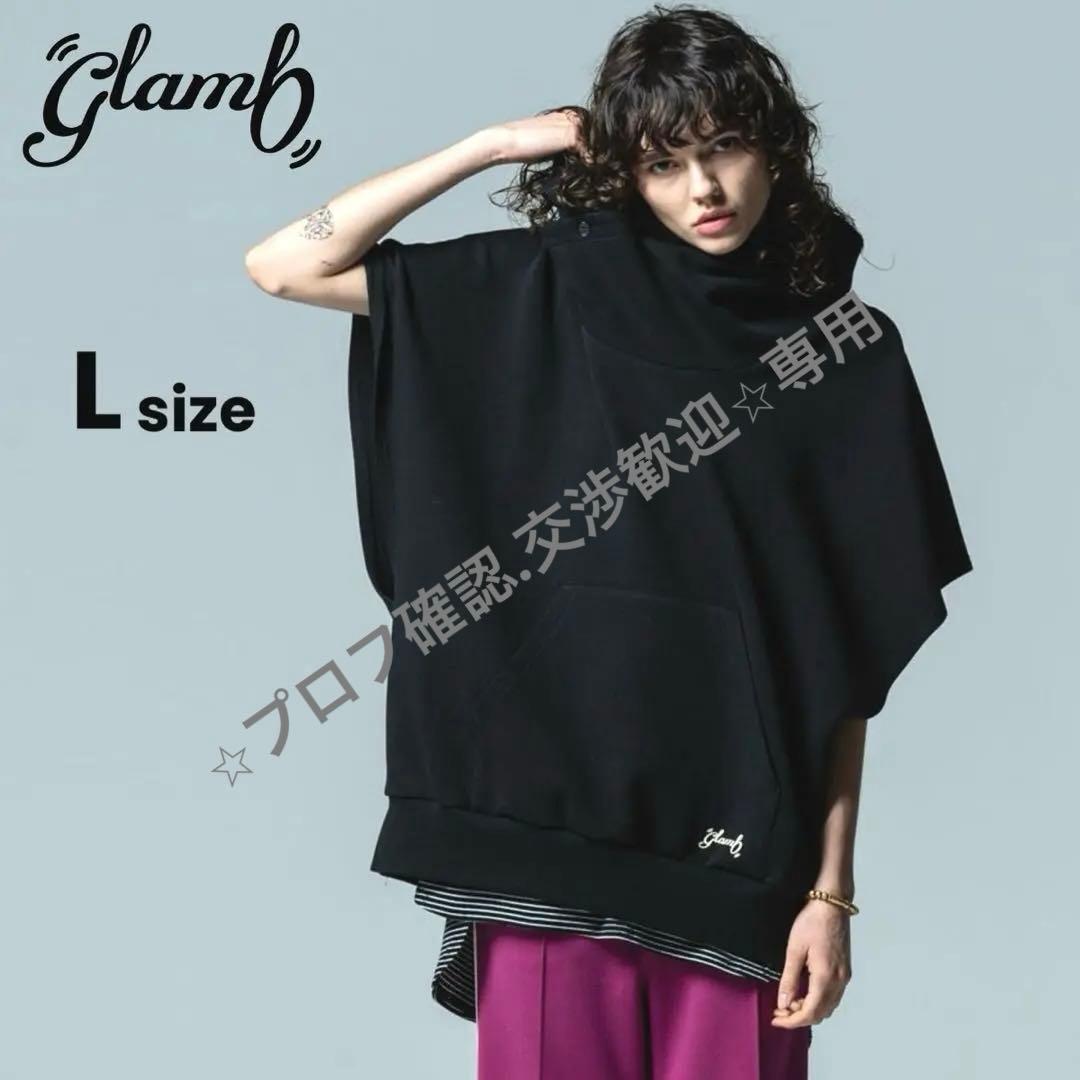 【美品】✨glambグラムNo Sleeve Hoodie/ノースリーブフーディ