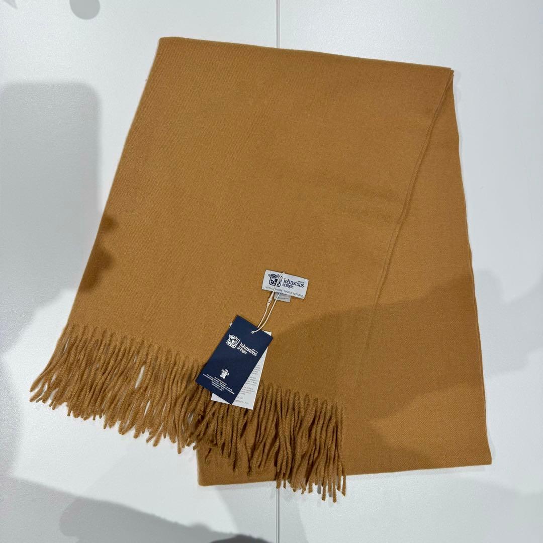 Johnstonsジョンストンズ カシミア 大判ストール マフラー キ(即発)