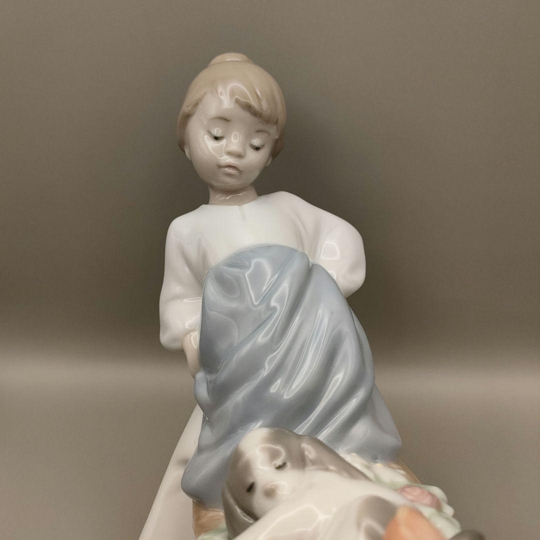 ✦極美品✦ リヤドロ NAO　マイガーデン　少女　犬　専用箱あり