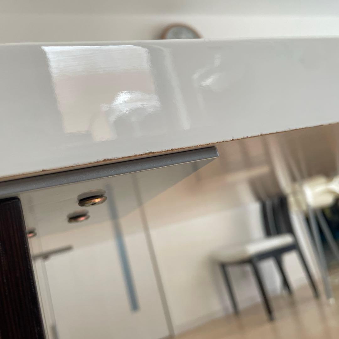 高級☆ダイニングテーブル　シギヤマ家具　ホワイトブラウン　お値段ご相談OK