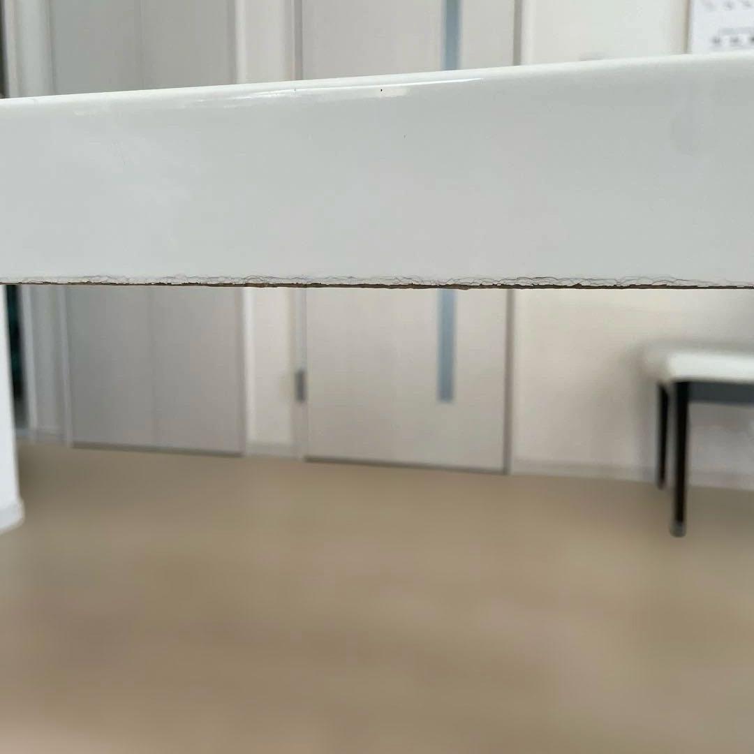 高級☆ダイニングテーブル　シギヤマ家具　ホワイトブラウン　お値段ご相談OK