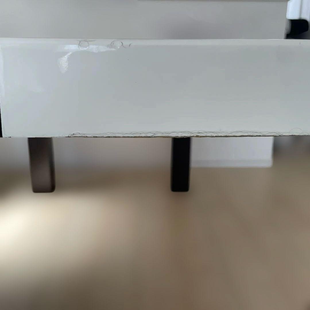 高級☆ダイニングテーブル　シギヤマ家具　ホワイトブラウン　お値段ご相談OK