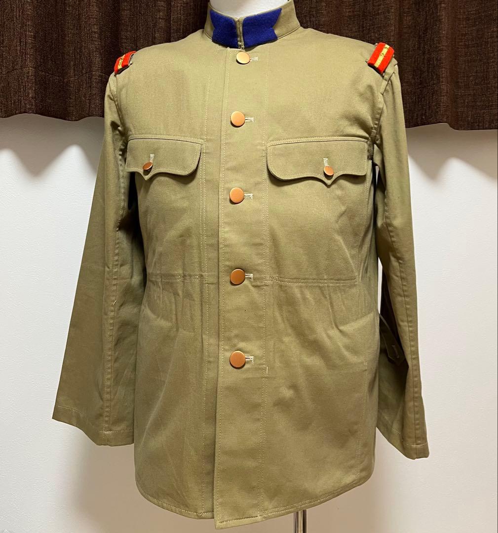 日本陸軍　昭五式夏衣　肩章付　輜重兵軍曹　精巧複製品　Lサイズ相当