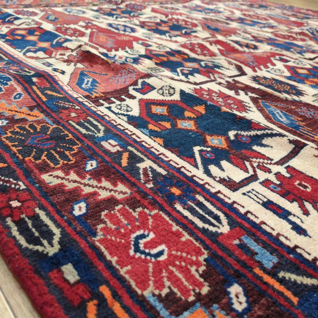 ペルシャ絨毯 手織り 草木染　スィールジャーン産 167x163 Sirjan