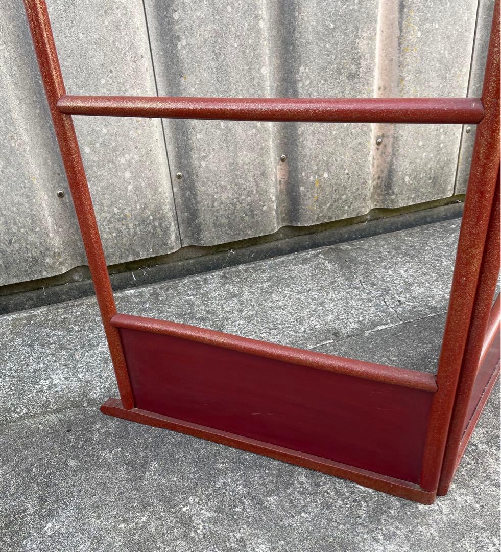 稀少/古道具/当時物/無垢材/木製/衣紋掛け/衣桁/着物掛け/27