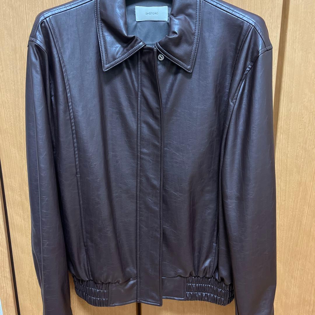 ジャケット・アウター OHOTORO Herley Leather Jacket
