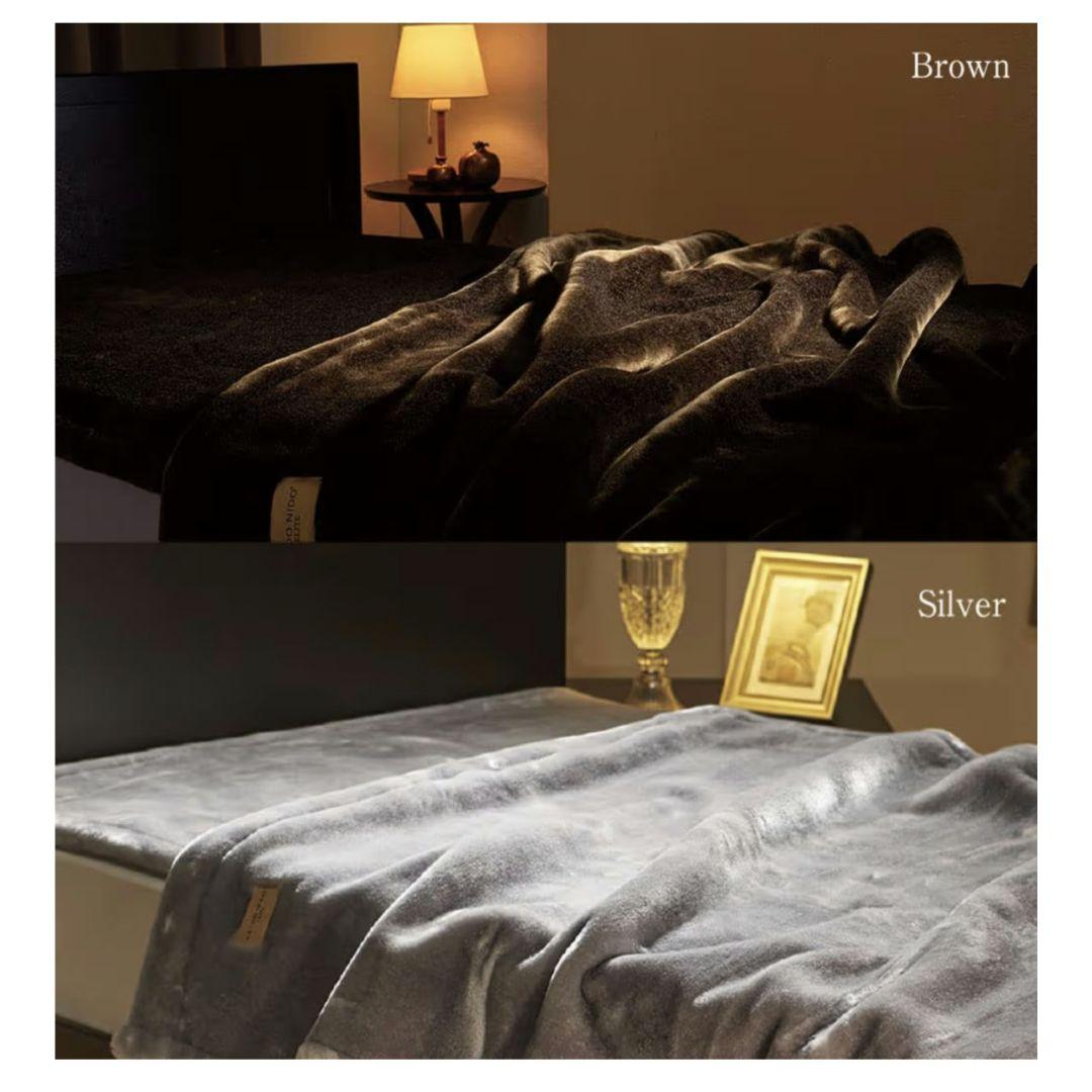 CALDONIDO ELITE 2 敷きパッド ブラウン ダブル140×205