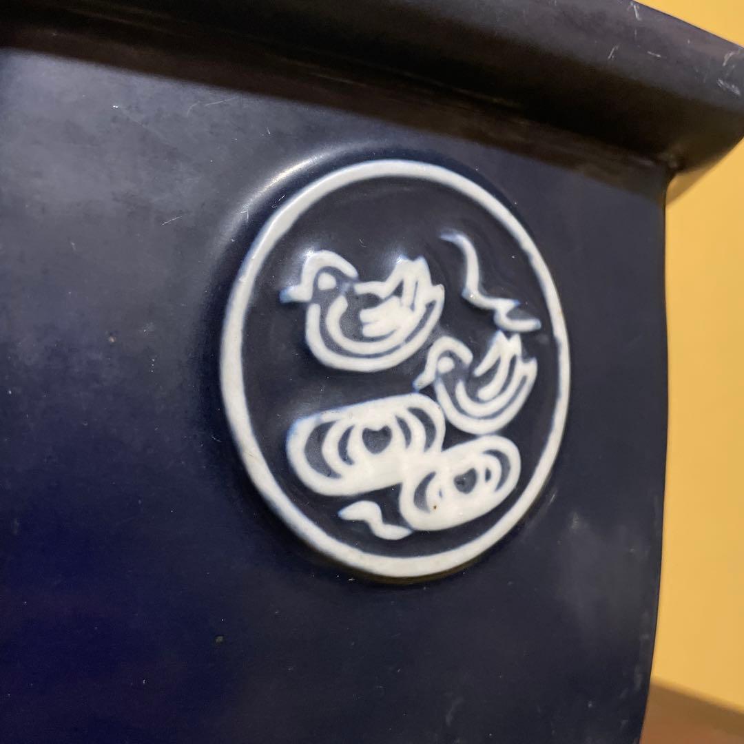 瀬戸焼 瑠璃釉 六角植木鉢 天山鉢 富貴蘭 山野草 盆栽 園芸 陶器製