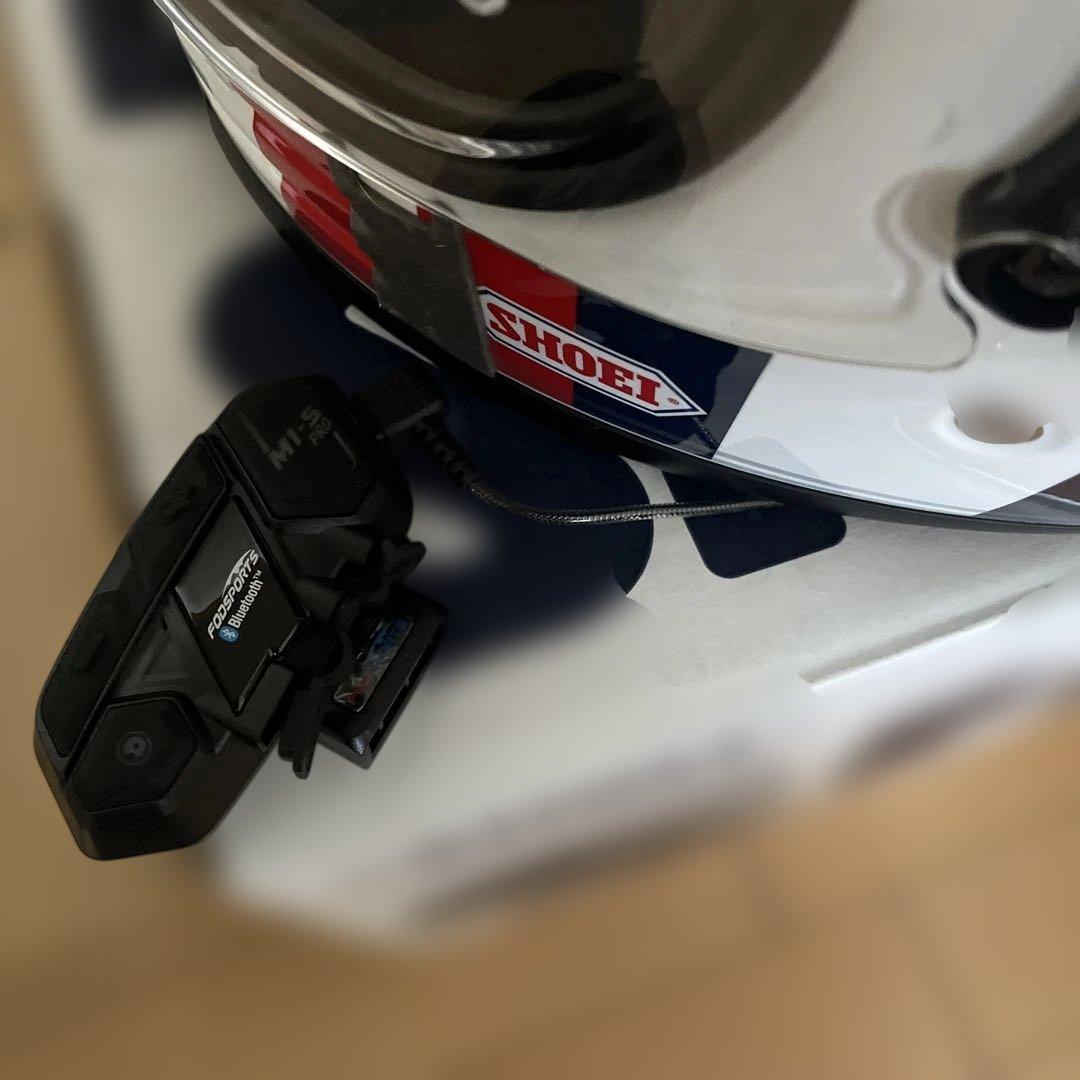 SHOEI フルフェイスヘルメット ホワイト・ストライプ