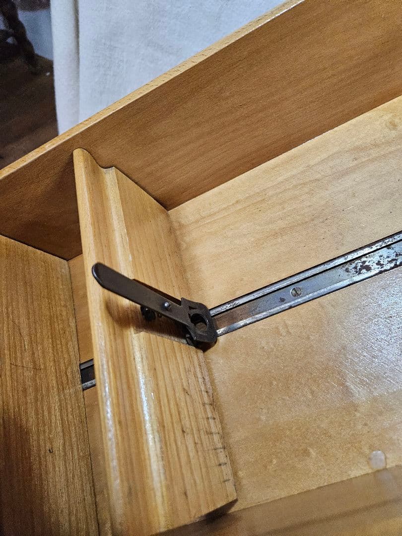 USアンティーク 木製のファイルキャビネット カードホルダー 卓上 書斎