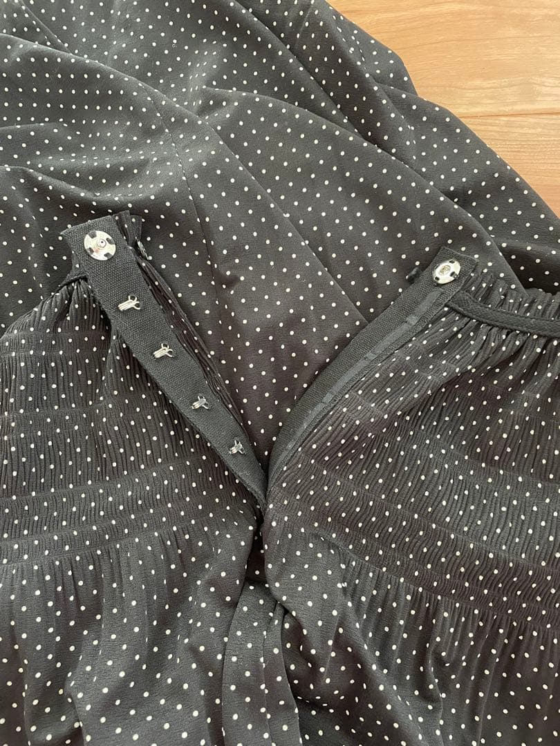 未使用tricotCOMMEdesGARCONSドット水玉ギャザースカート