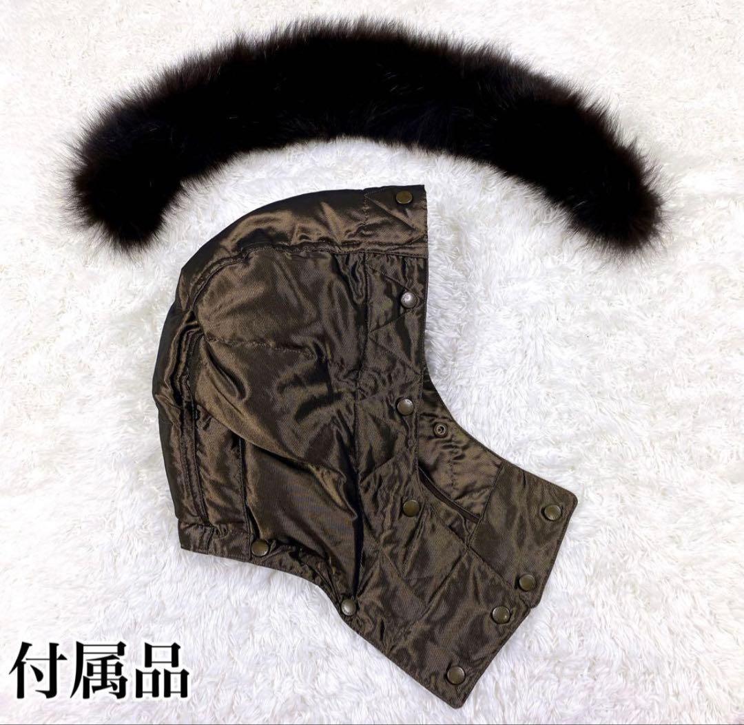 美品 BURBERRY LONDON ダウンコート シャドーチェック Aライン