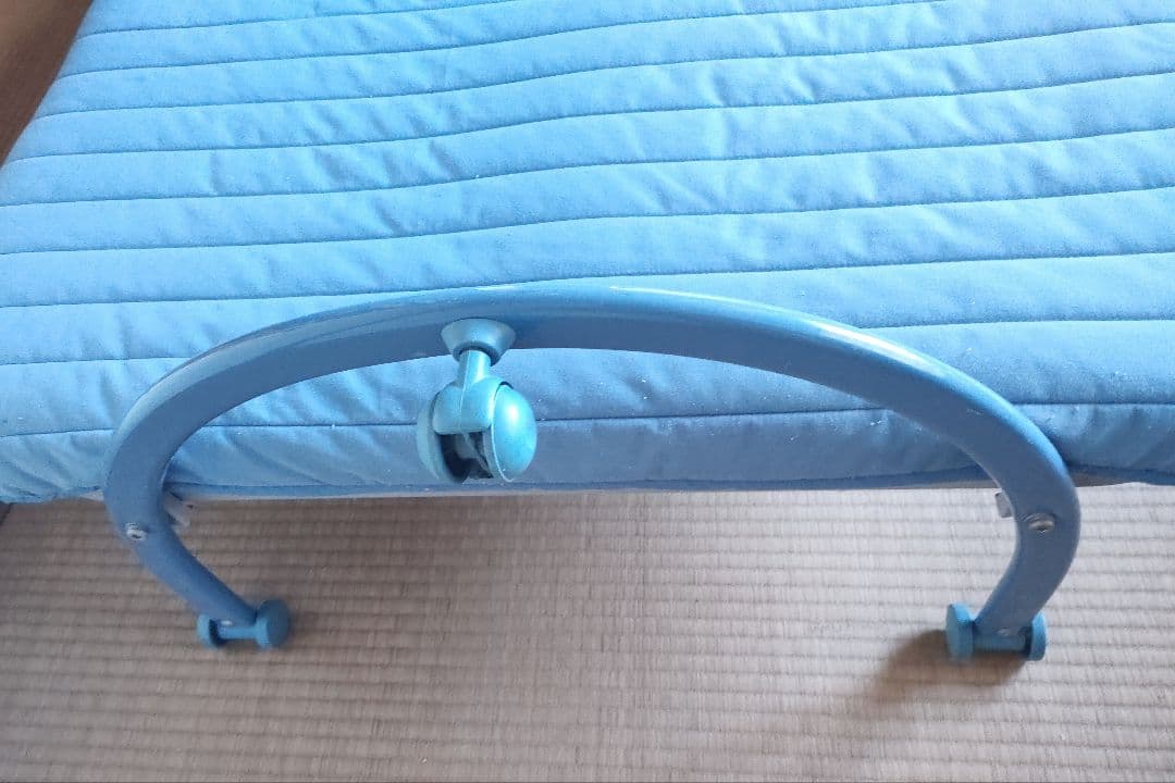 折りたたみベッド シングル atex 折り畳み アテックス ベッド 水色