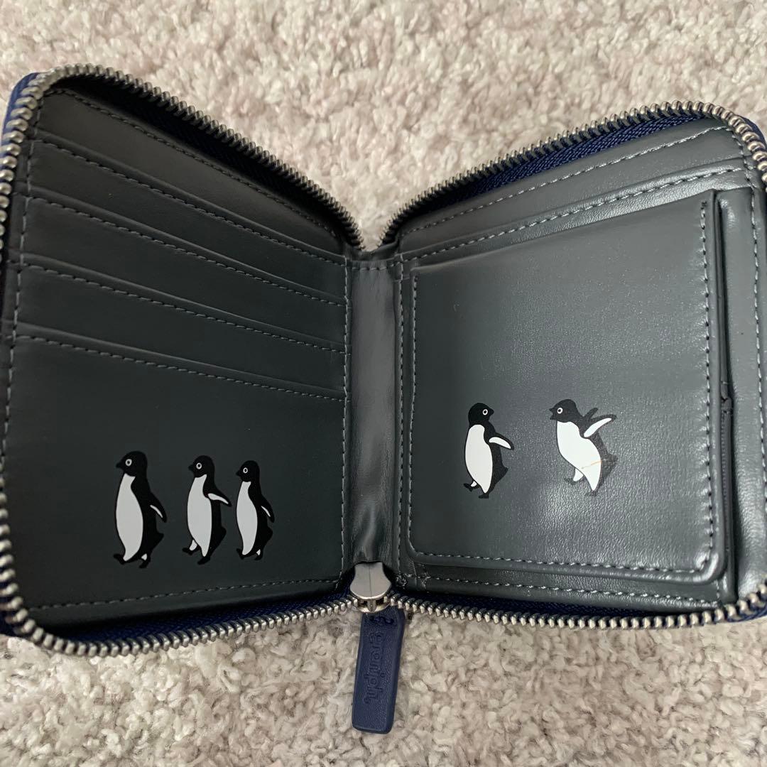 も*⭐様 グラニフ　さかざきちはる ペンギン　ジップウォレット　財布　スイカ　S
