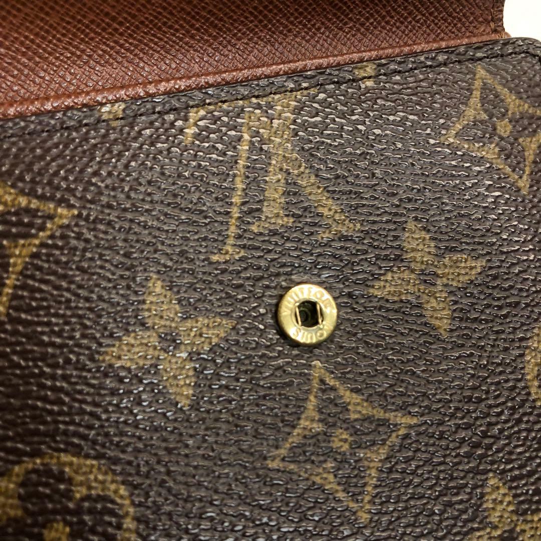 LOUIS VUITTON ヴィトン　モノグラム　三つ折り　財布