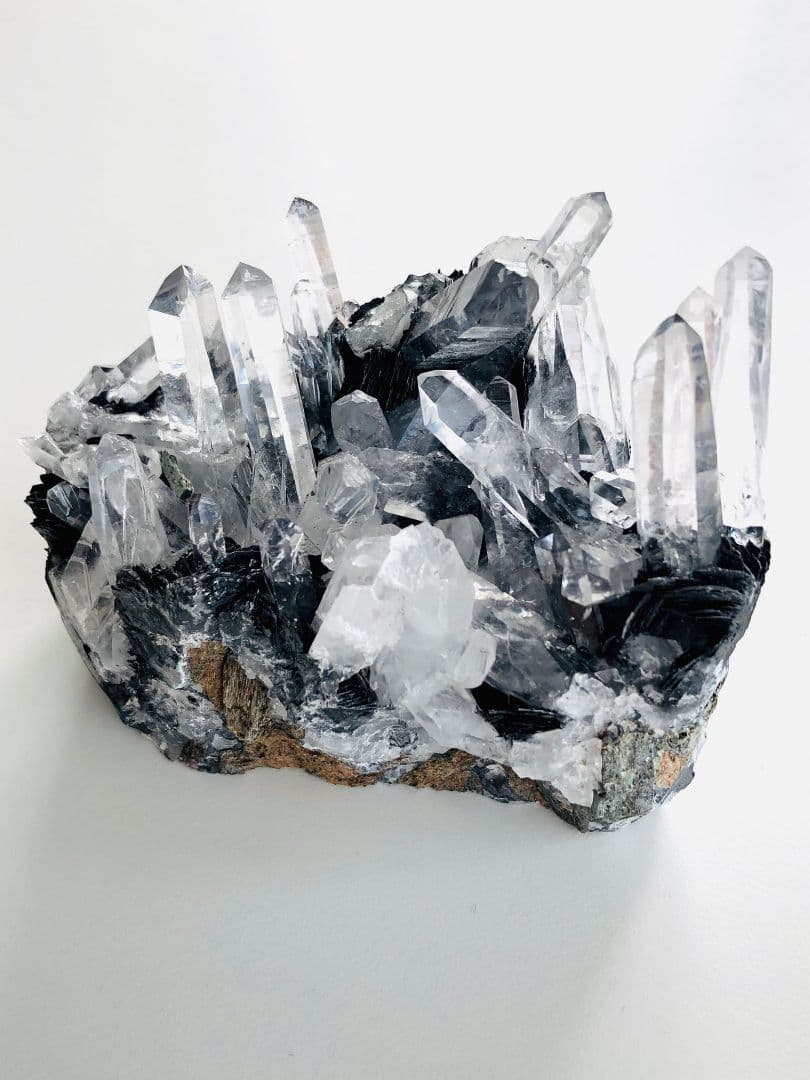 希少！アイアンローズ（ヘマタイト）の水晶共生クラスター