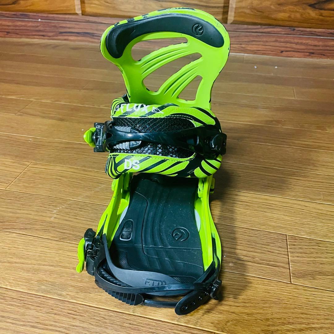 【限定色】FLUX DS スノーボード ビンディング ブラック/グリーン S