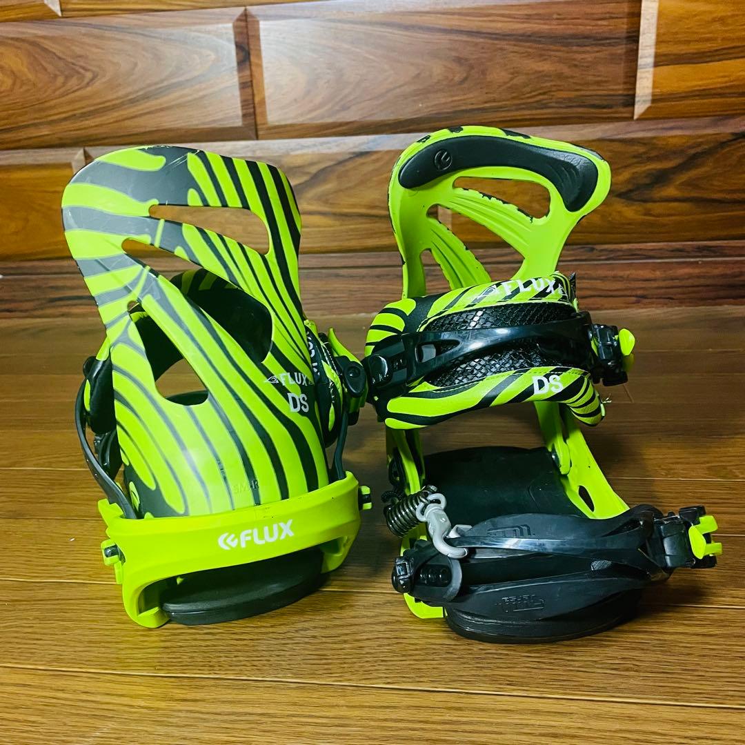 【限定色】FLUX DS スノーボード ビンディング ブラック/グリーン S